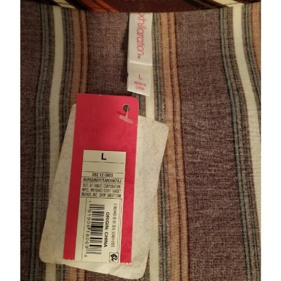 Xhilaration Women's Striped V-neck - Picture 5 of 5